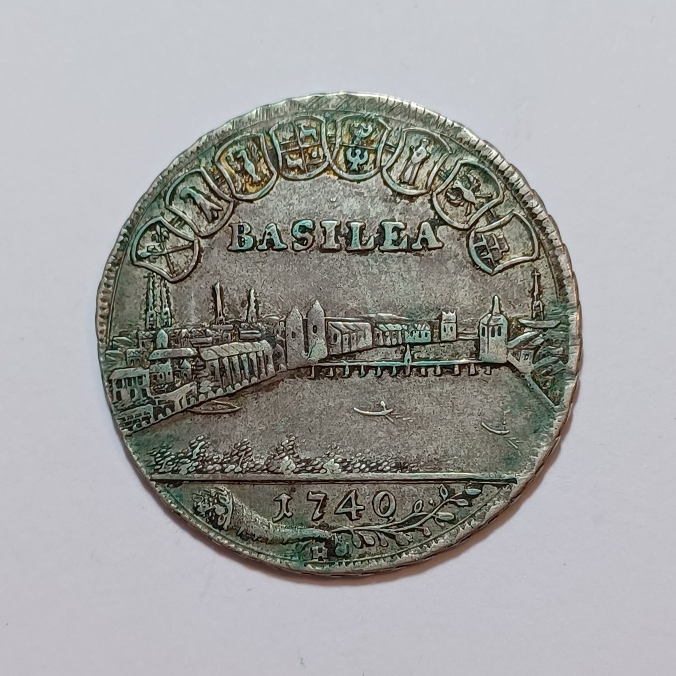 Alle Münzen: 1/4 Taler 1740 Basel – Gebraucht aus Pfäffikon ZH von Schweizer_Muenzen