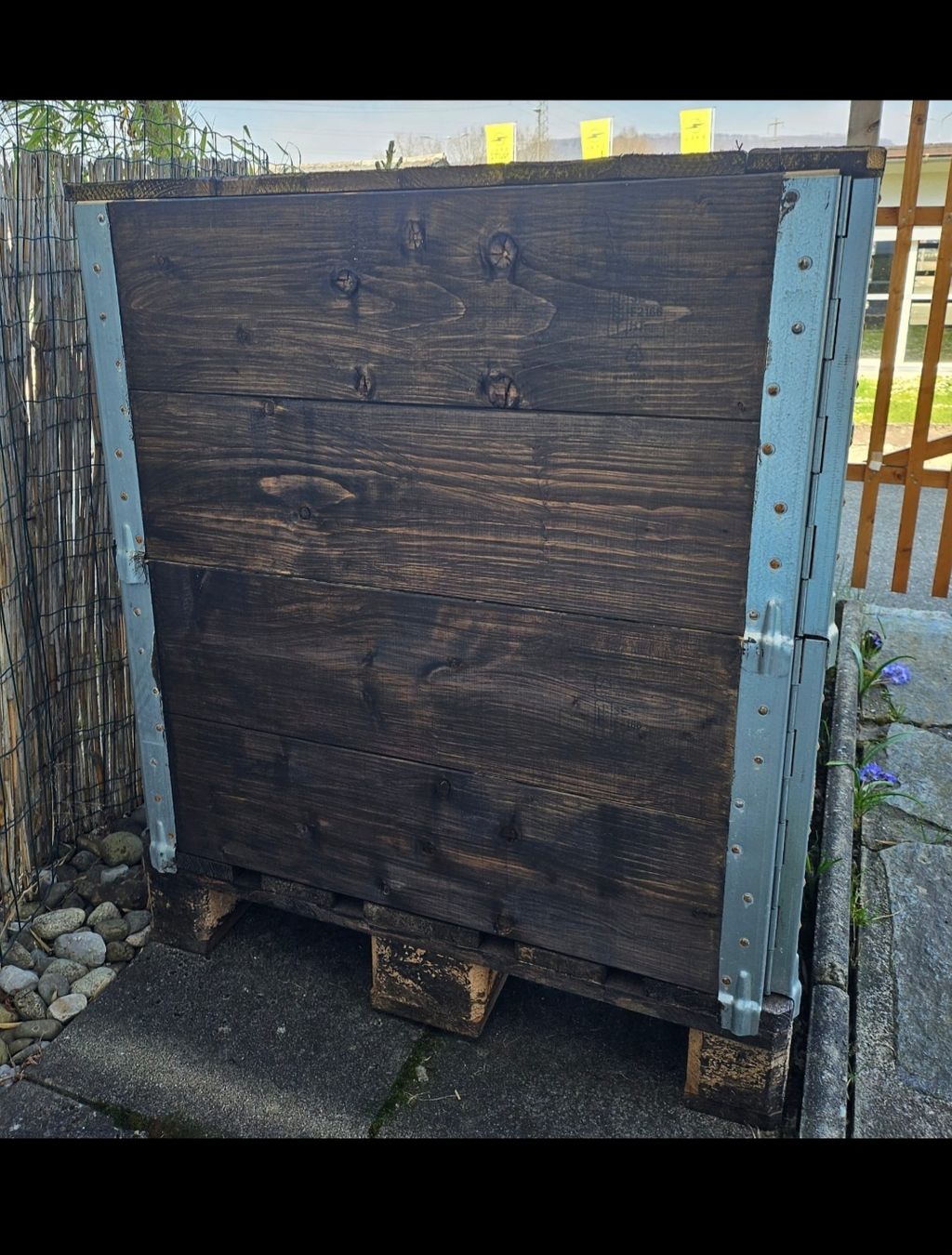 Pallets: Palette mit Aufsetzrahmen und Deckel – Usato da Hunzenschwil venduto da nudget