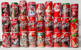 27 alte Coca-Cola Santa Claus Dosen