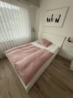 Ikea Bett Malm inkl. Matratze & Lattenrost 140x200
