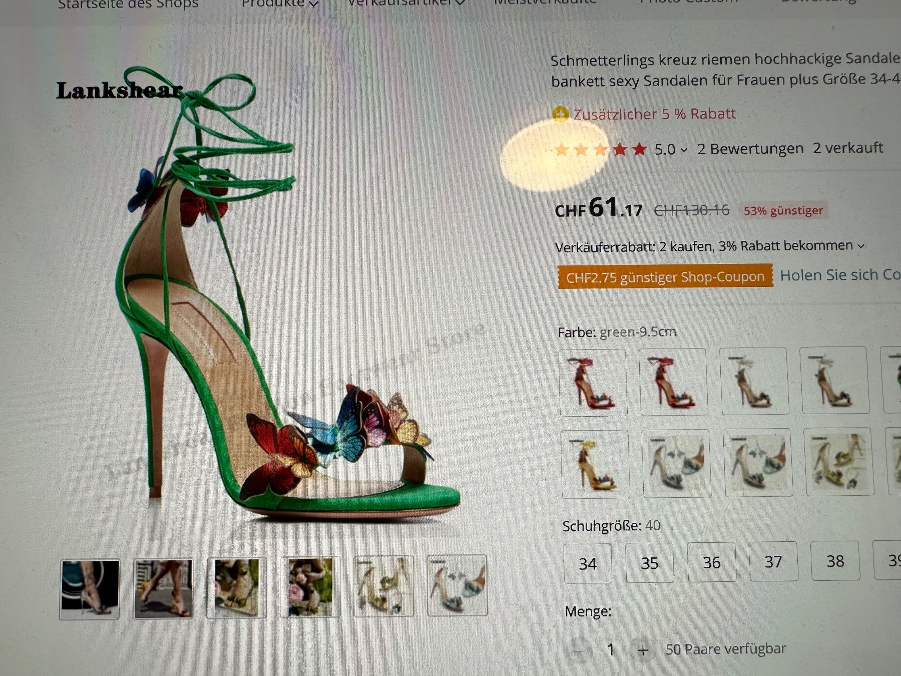 Scarpe da donna: SANDALE – Usato da Bottighofen venduto da M.O.L 3