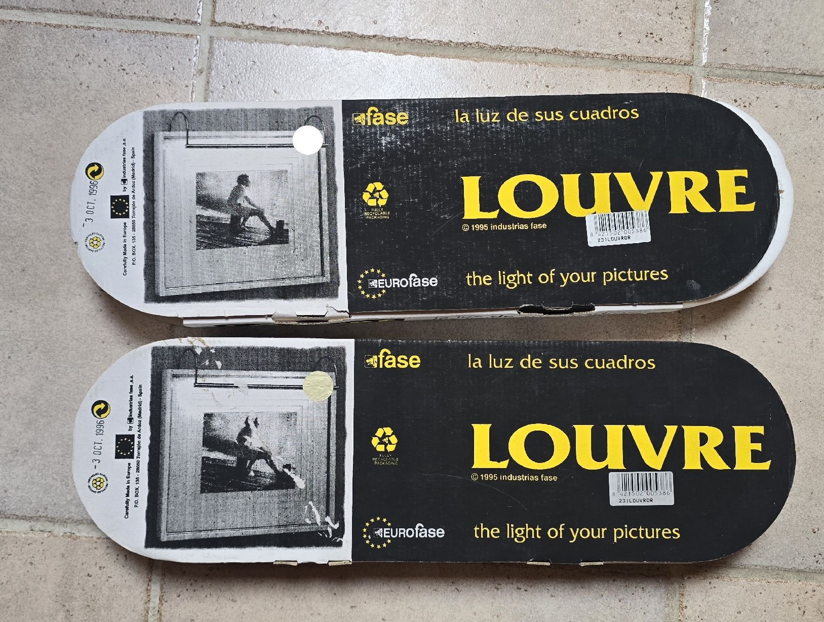 Lampade: Fase Louvre Bilderleuchte 2er Set – Nuovo (secondo la descrizione) da Rickenbach SZ venduto da Adi_1