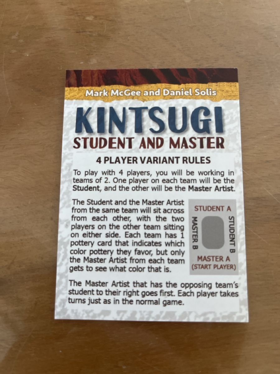 Spiele: Kintsugi – Gebraucht aus Genève von Majikamu 3