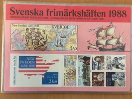 Schweden Suède 1988 - Swedish Stamp Booklets - Complete Set
