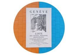 GENF / GENÈVE HOTELS 1929 - Prospekt / Broschüre / Catalgue