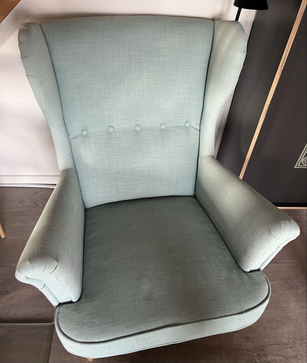 Ikea Sessel: Ikea Strandmon Sessel & Hocker mint – Gebraucht aus Udligenswil von nwal 1