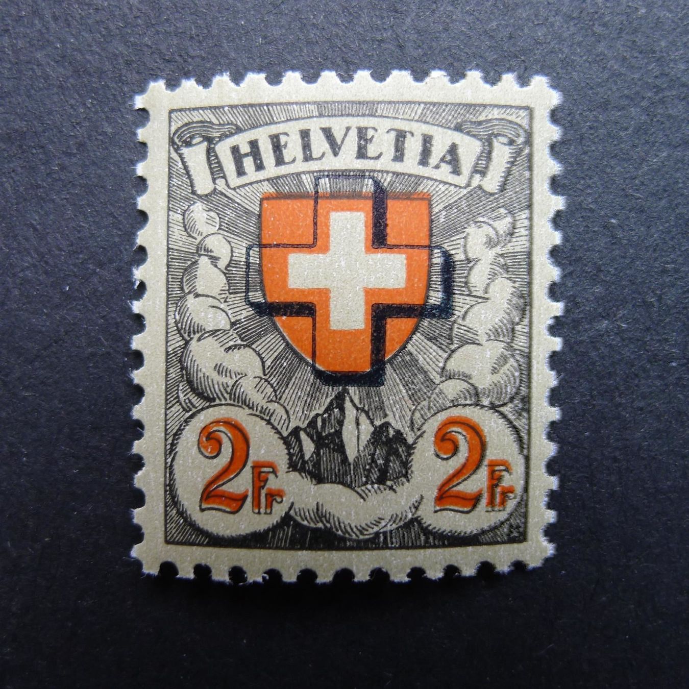 Tutti i francobolli: 1938 Nr. 45z.1.09 postfrisch SBK 520.- – Usato da Dagmersellen venduto da wyss1982