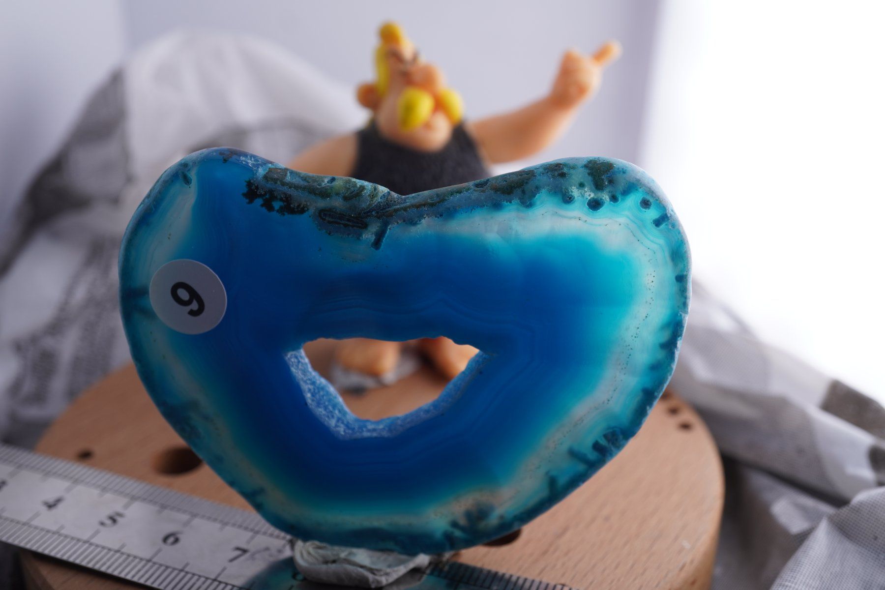Minerali & Pietre curative: Achat  Blau    Scheibe     wow     Ab 1.-(1) – Nuovo e nell'imballaggio originale da Eschenbach SG venduto da topstone 3
