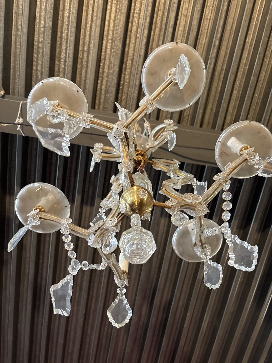 Lampadari & plafoniere: Alter Kristall Lampe perfekt. Und komplett – Usato da Niederhasli venduto da abd_bm8t 1