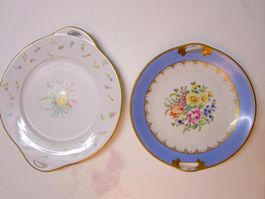 Tortenplatten 2 Stück: 1 x Seltmann Weiden und 1x Langenthal