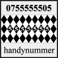 Handynummer, Telefonnummer, VIP Nummer, 075 555 55 05