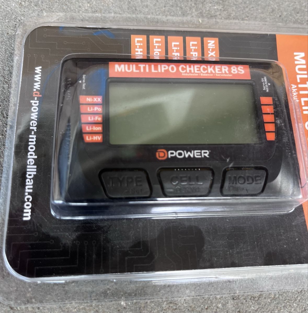 RC Modellbau: D-Power Multi Lipo Checker 8S Akkutester neu – Neu und originalverpackt aus Meinisberg von Berosos 2