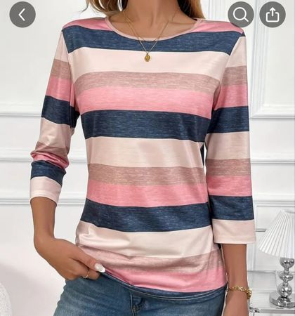 Gestreiftes Damen Shirt, Grösse XL neu