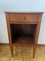 Nachttisch Holz antik Schublade Ablagefach Zustand siehe ...