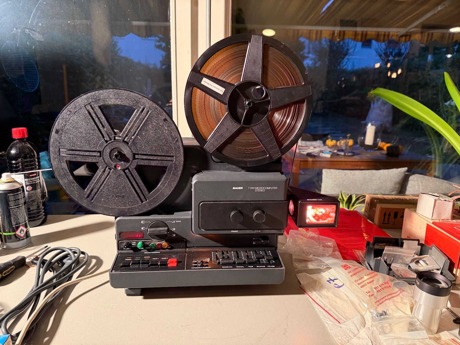 Filme: Bauer T610 Microcomputer Stereo Super 8 Projektor + M2 – Gebraucht aus Reinach BL von Rushkatie 4
