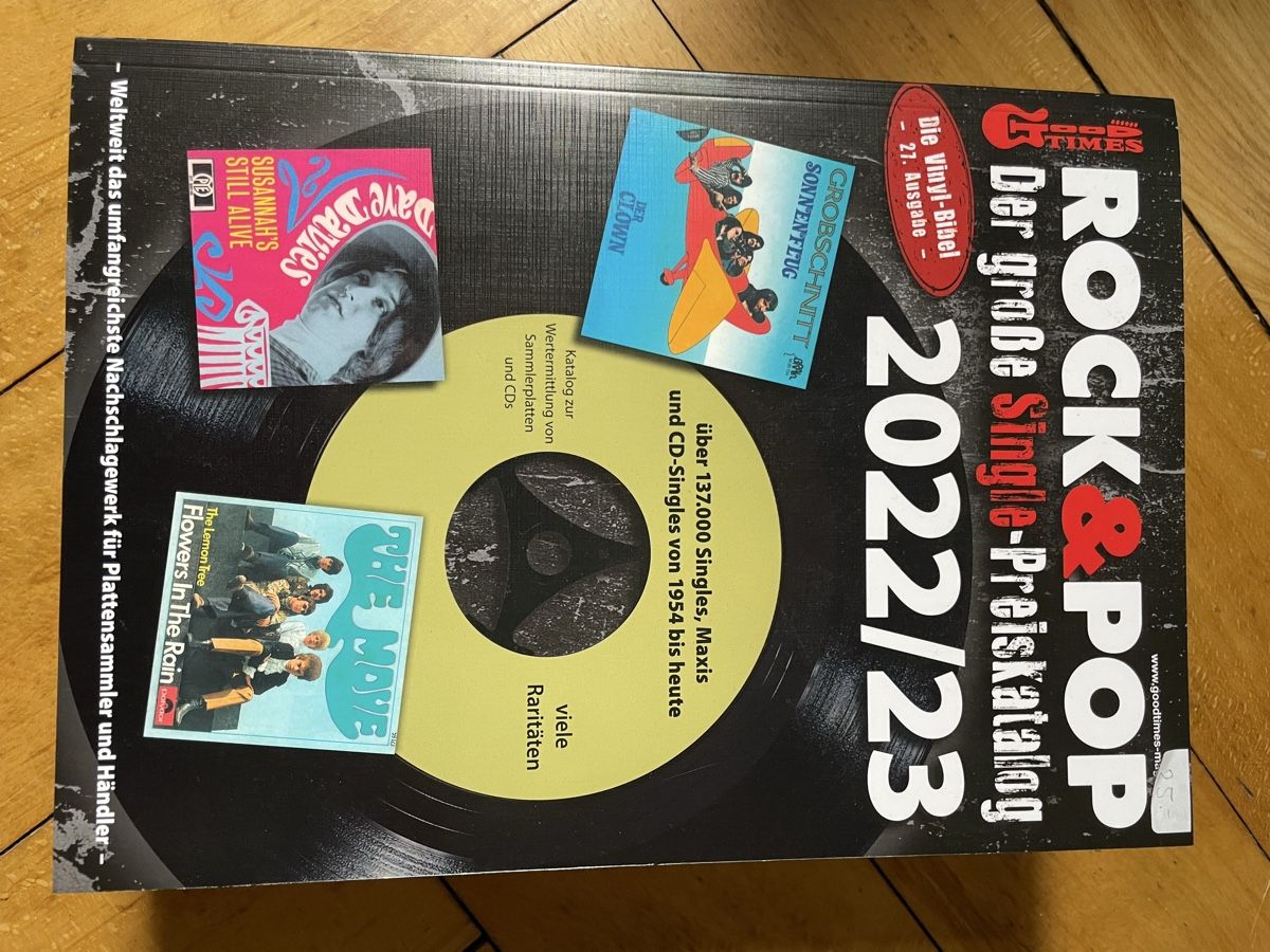 Bücher: Rock & Pop Der gr. Single-Preiskatalog 2022/23 – Gebraucht aus St. Gallen von luisel96