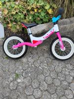 PUKY LR Ride Laufrad 12" Weiss/Pink – Alu &Hinterradfederung