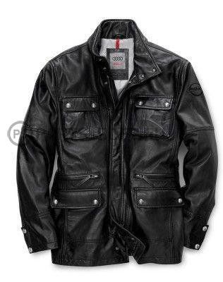 Herren Lederjacke, Audi R8 GT, Gr.46, schwarz