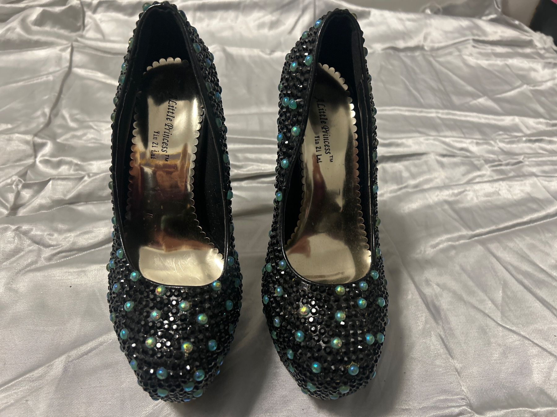 Damenschuhe: High Heels Plateau Pumps mit Perlen Gr 35 Neu – Neu und originalverpackt aus Regensdorf von Spyke55 2
