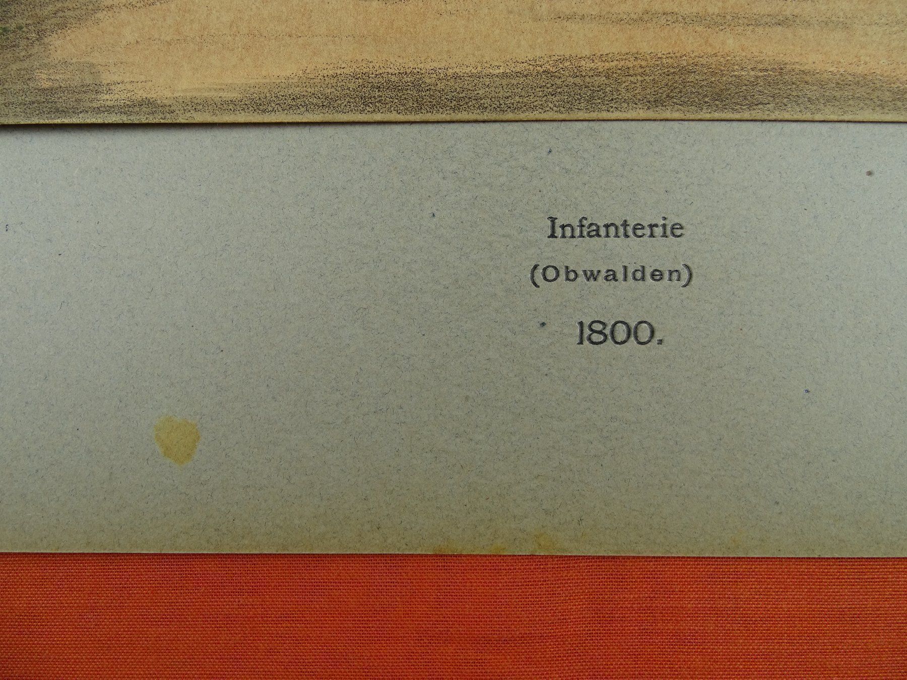 Grafiken & Lithographien: UNTERWALDNER MILIZEN LITHOGRAPHIE ~1890 – Gebraucht aus Grüningen von Kartensammler 6