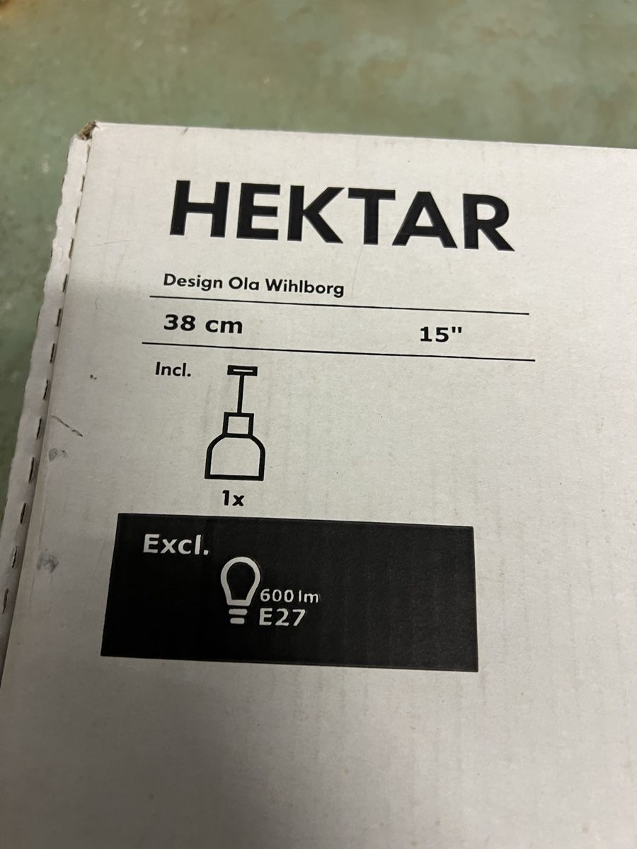 Ikea Lampadari & plafoniere: Ikea Hektar Pendelleuchte, Durchmesser 38cm, Schwarz – Usato da Bachenbülach venduto da Manolo007 3
