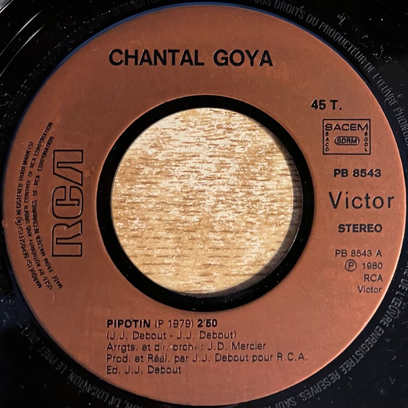 Dischi in vinile: CHANTAL GOYA - PIPOTIN / AMI – Usato da Bussigny venduto da vinyl-pas-cher 2