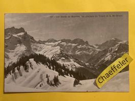 140 Les Dents de Morcles, les glaciers du Trient et Mt-Blanc