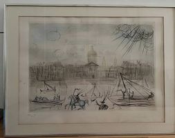 Salvador Dali, Originalradierung, signiert