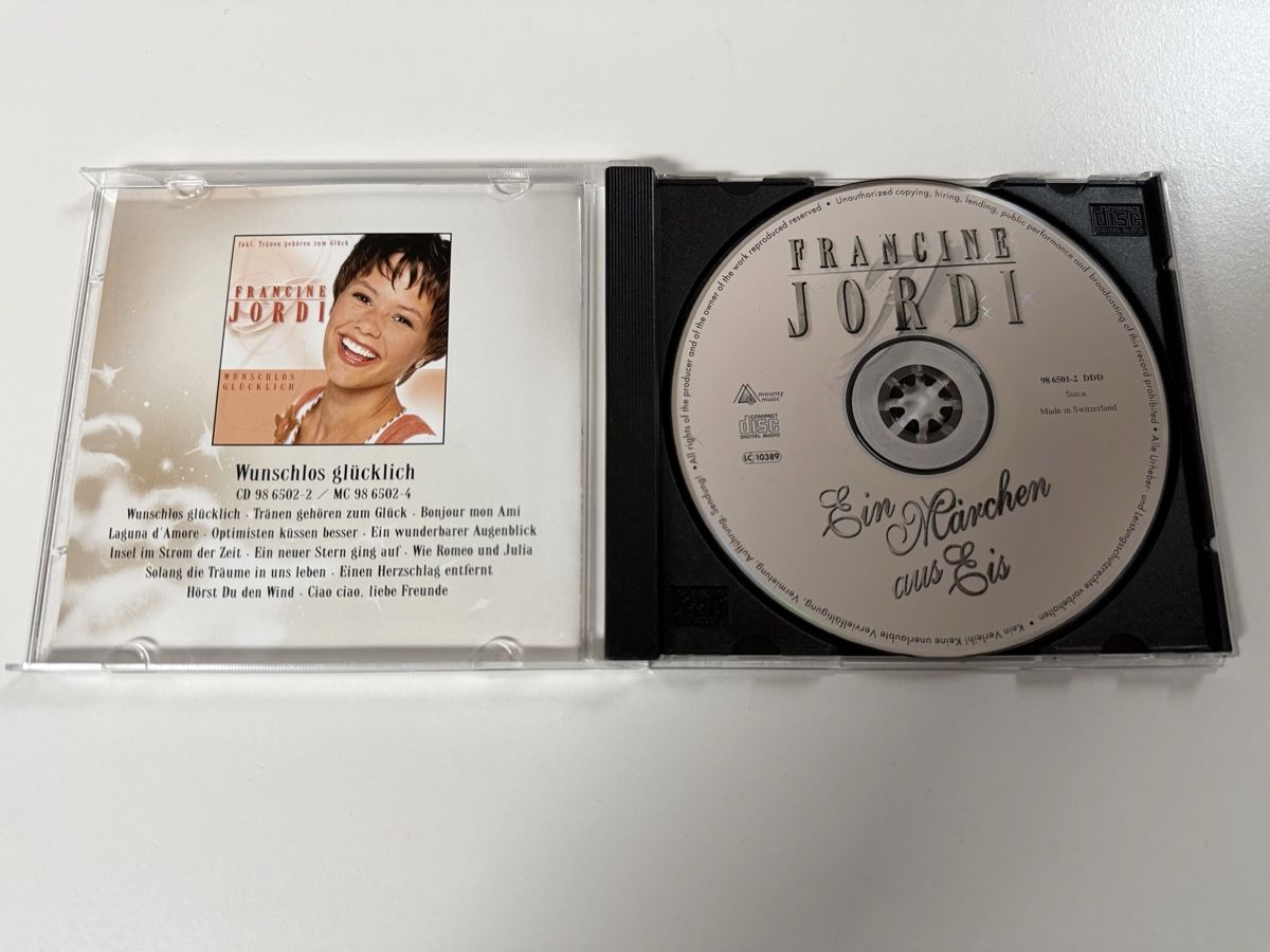 CD: Francine Jordi - Ein Maerchen aus Eis - Weihnachts CD – Usato da Oberried Brienz venduto da Chyara 2