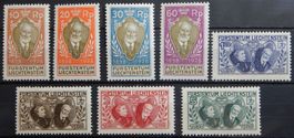 Liechtenstein Kat. 82-89 * 1928 Kat. 600 Euro