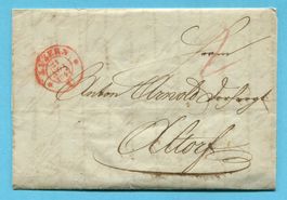 Faltbrief von Luzern nach Altorf 1847