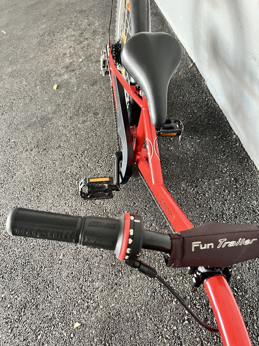 Rimorchi: Kinderveloanhänger rot, Schattenvelo – Usato da Neuenkirch venduto da hk90 1