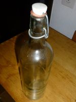 Saftflasche, Bügelflasche Glas mit Keramikverschluss 1 Liter