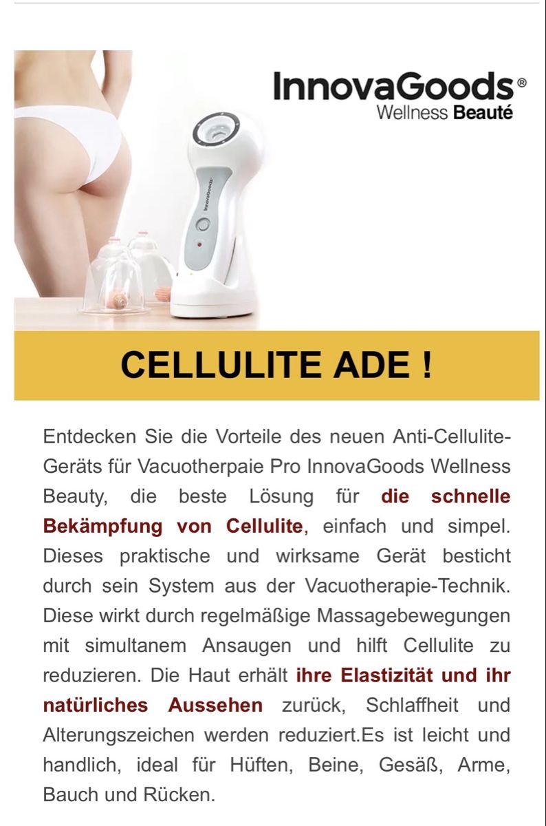 Appareils de massage: Anti Cellulite Gerät – Neuf (Voir description) à Rütihof par JulieH85 3