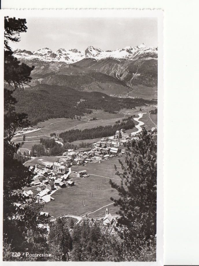 Cartoline postali: Pontresina 1956 – Usato da Bürglen TG venduto da StampGraf