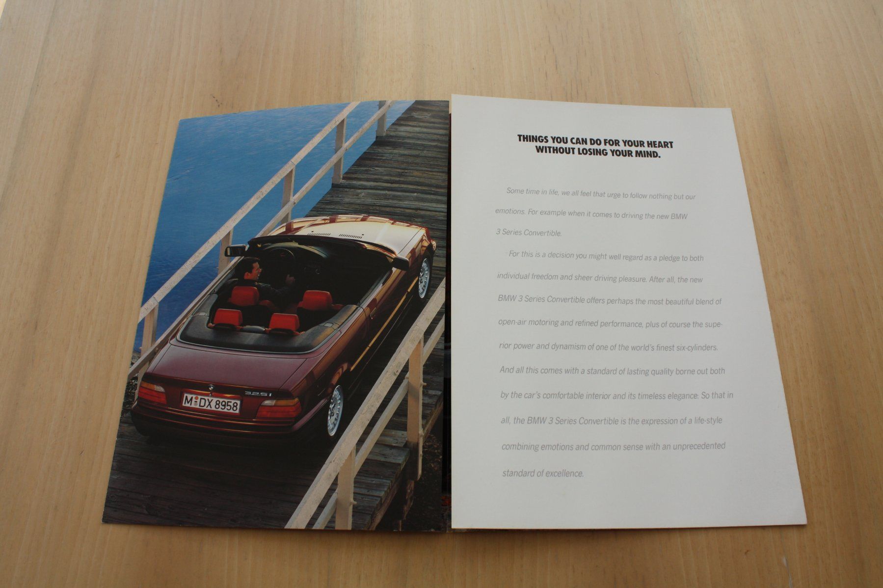 BMW Documenti: BMW 3er Cabrio Prospekt 1/1993 – Usato da Wikon venduto da erwin400 1