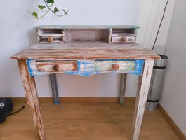 Vintage desk with drawers