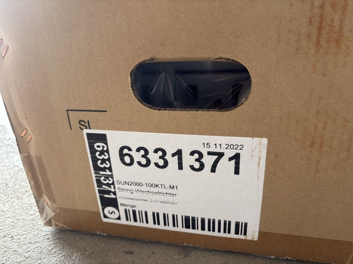 Huawei Wechselrichter: Huawei Sun2000 100KTL-M1 – Neu und originalverpackt aus Saxon von Del_ia 2