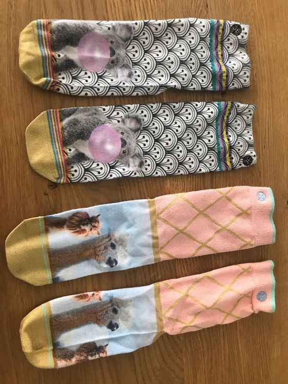 LEMLIN Lustige Socken Mit Tiermotiven - Bunte Unisex Socken Größe 36-43