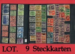 LOT. Marken Tellbrustbild und Tellknaben mit schönen Stempel