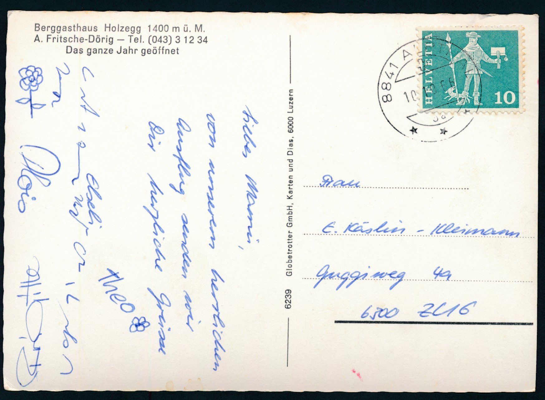 Cartes postales: AK: Berghaus Holzegg – D'occasion à Bonau par Profila3 1