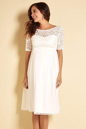 Umstandsbrautkleid Gr. 36