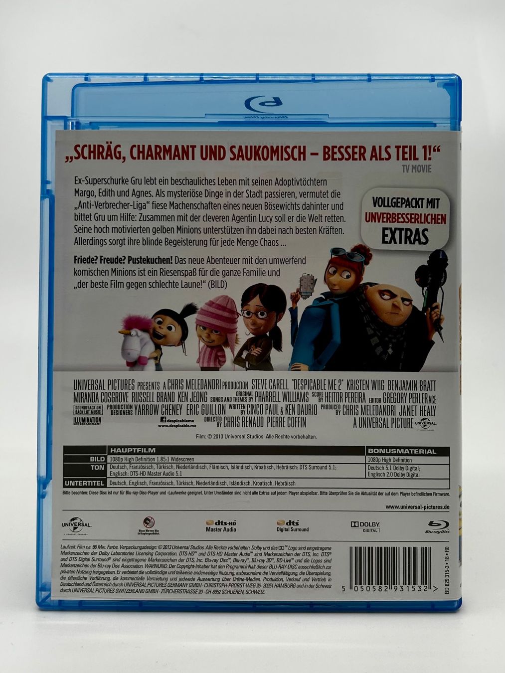 Tutti i DVDs: Ich einfach unverbesserlich 2 Blu-ray – Usato da Pfeffingen venduto da guvalia 1