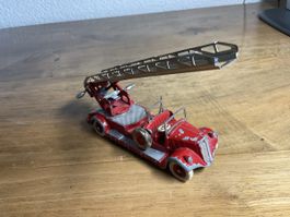 Dinky Toys Delahaye Feuerwehrleiterwagen 32D guter Zustand