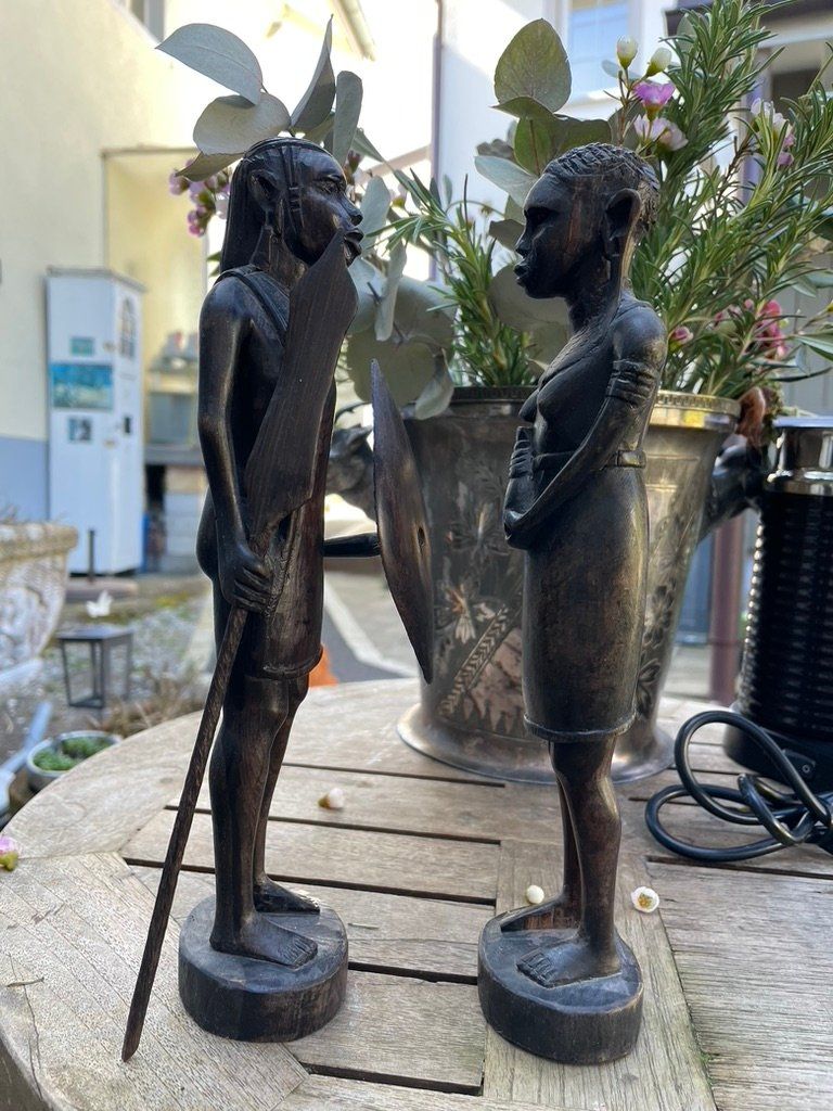 Sculture & Statue: Afrikanische  Krieger – Usato da Forch venduto da ESELSTEIN 1