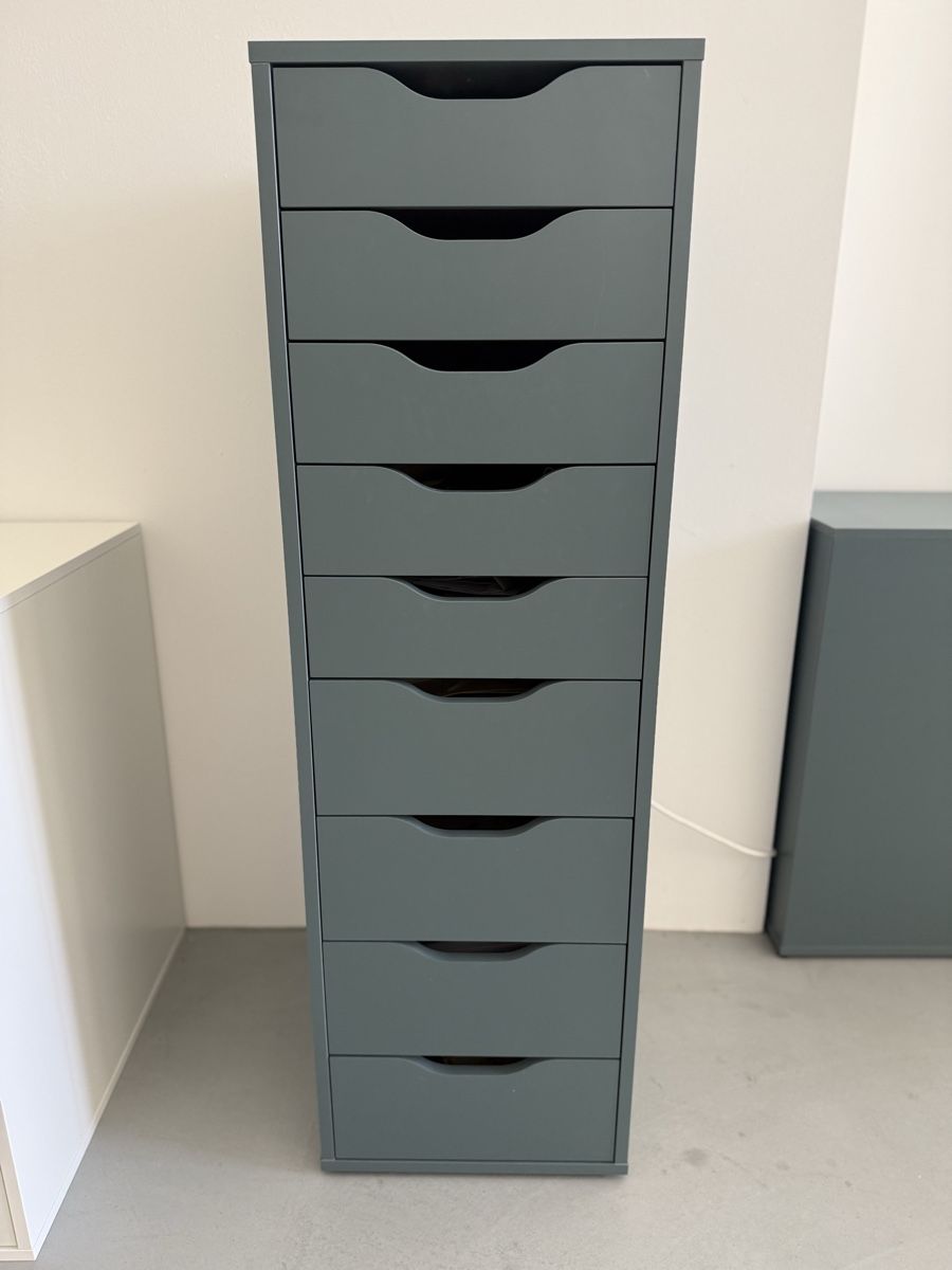 Ikea Kommoden: IKEA ALEX Schubladenelement Petrol – Gebraucht aus Neuhausen am Rheinfall von aneeco