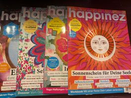 MAGAZIN HEFTE,4 STÜCK HAPPINEZ-RETRO