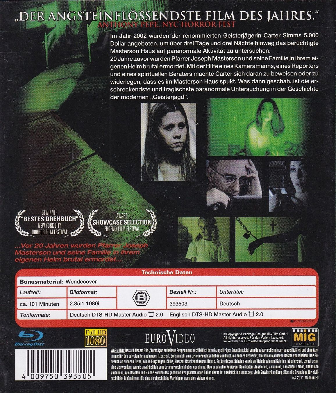 Tous les DVDs: Blu Ray ab Fr. 2.--, Paranormal Investigation – D'occasion à Lausen par Mondeo10628 1