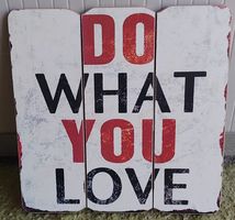 Bild Holz Love 28x28