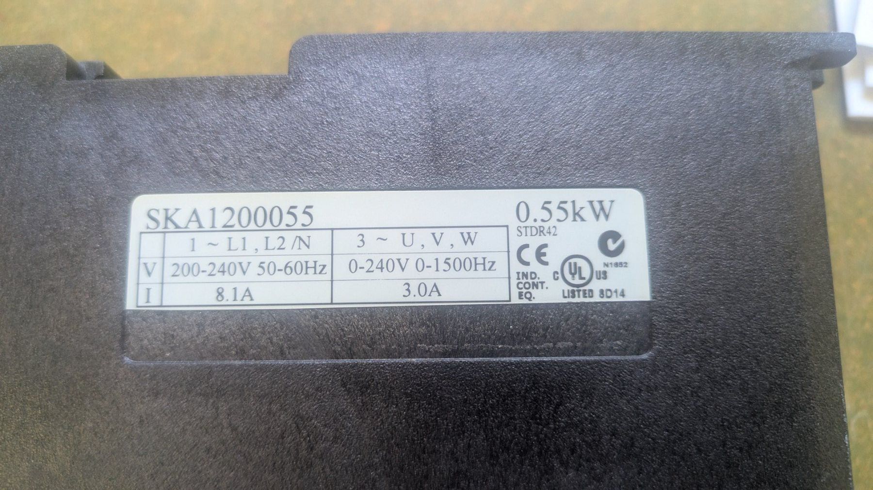 Elektronikbauteile: Frequenzumrichter Emerson Control Techniques SKA1200055 0,55 – Gebraucht aus Lotzwil von Kape 2